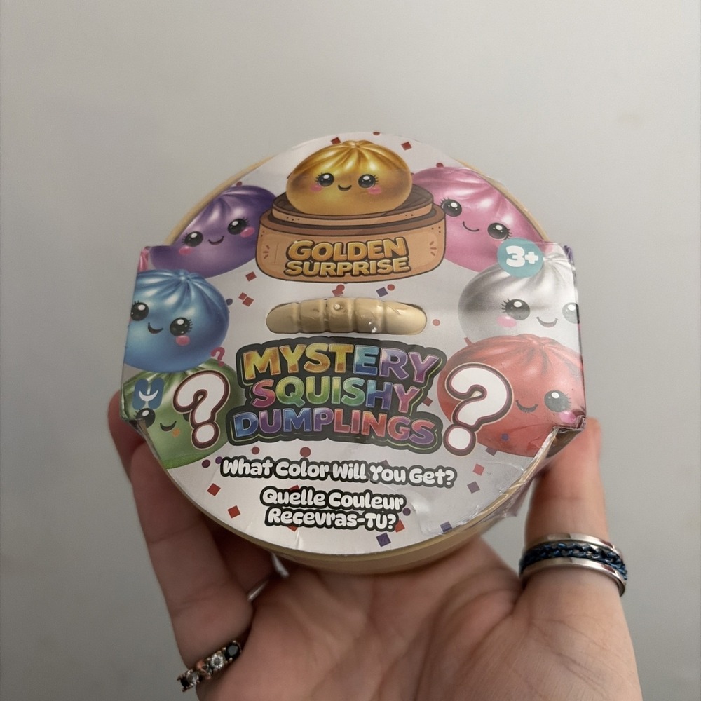 Mystery Squishy Dumpling Golden Surprise Sealed NWT Plastic Wrapped